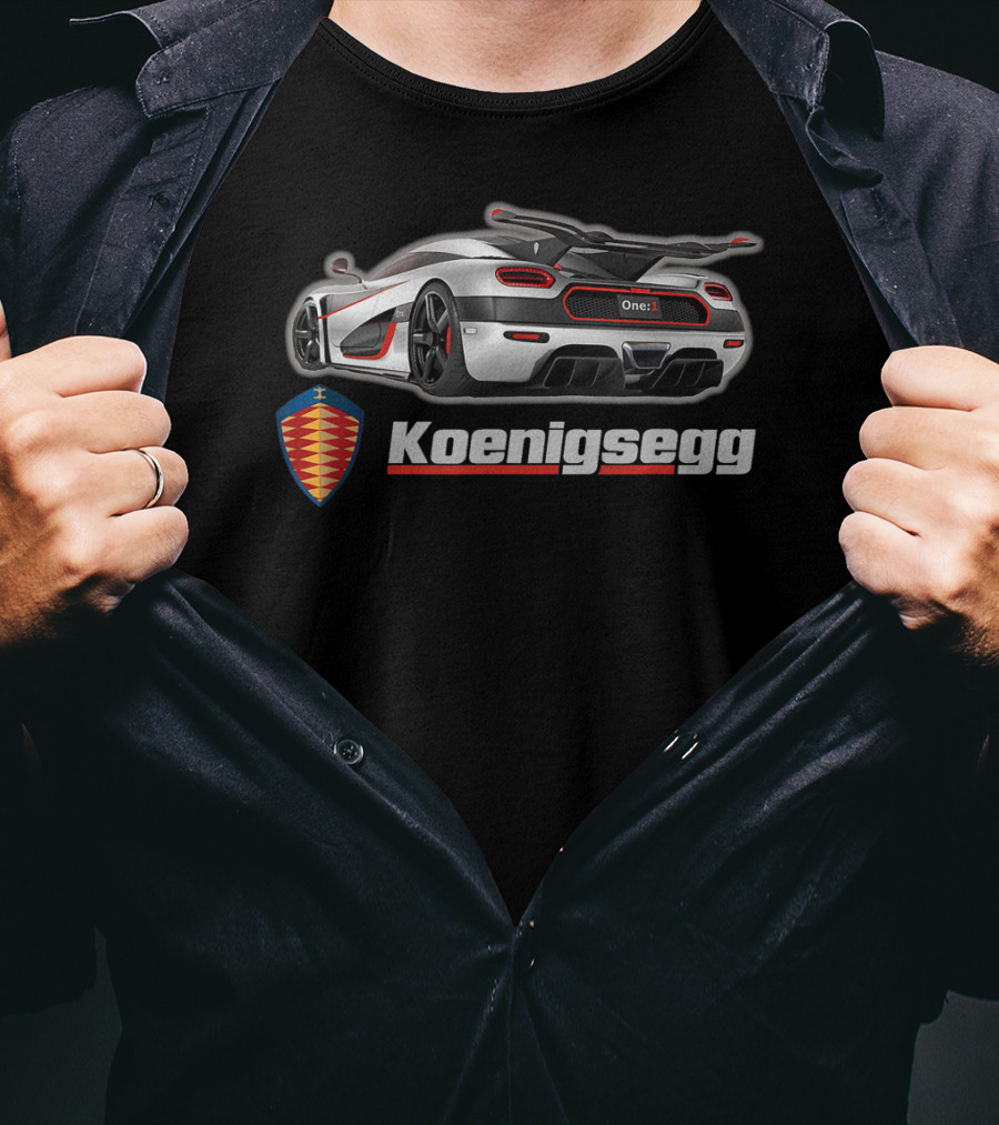 Koenigsegg One:1 Sports Car T-Shirt
