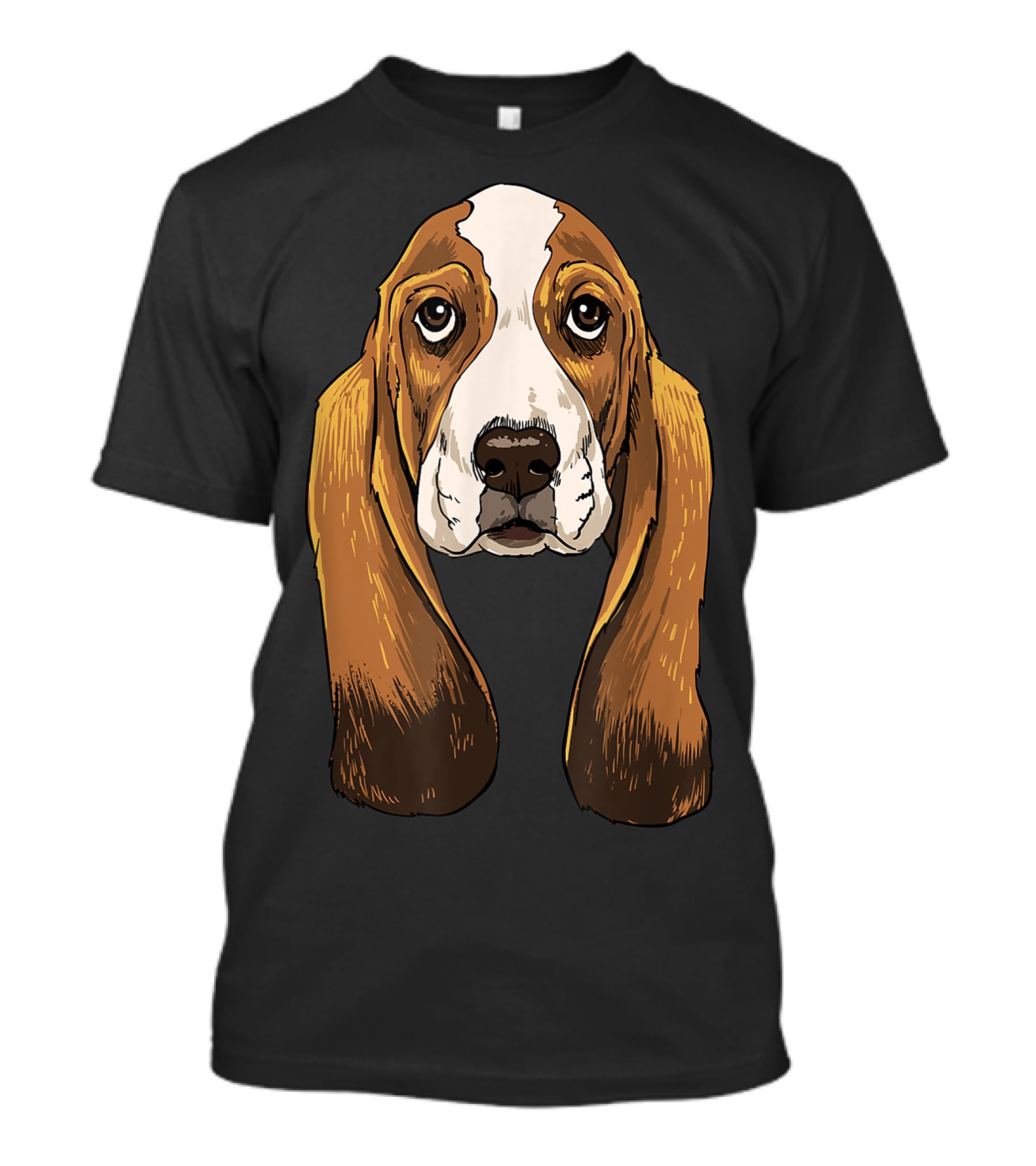 Basset Hound Breed Lover Basset Hound Face T-Shirt