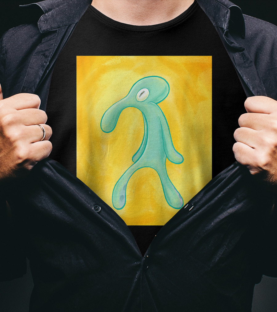 Bold And Brash Squidward Jellyfish Fields Aesthetic T-Shirt