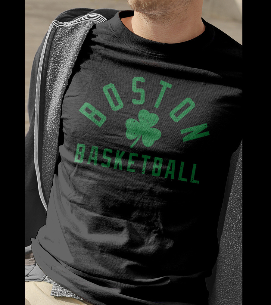 Boston Shamrock Basketball Massachusetts T-Shirt