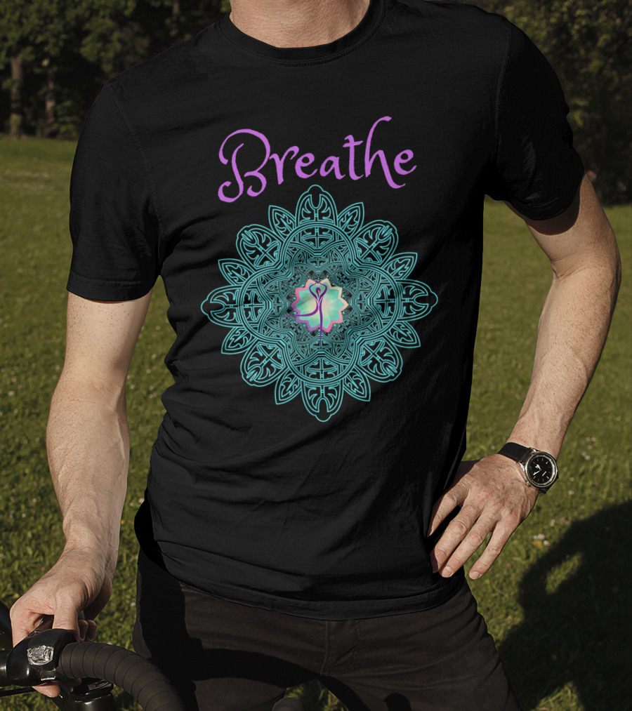 Breathe Lotus Mandala T-Shirt