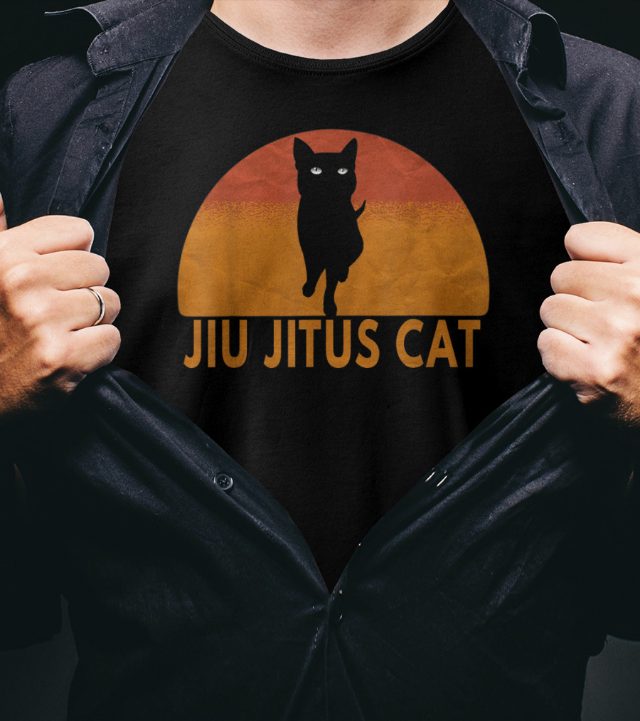 Jiu Jitsu Cat Cats Jiujitsu Bjj T-Shirt