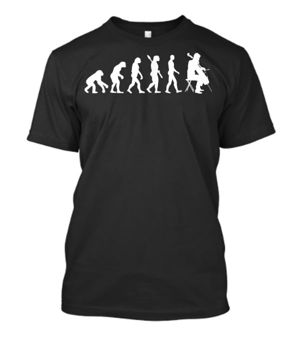 Cellist Evolution Funny Cello Player Cool Love T-Shirt