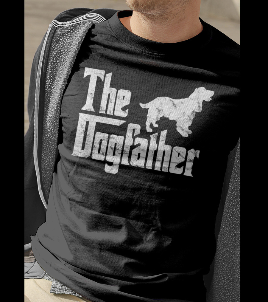 Cocker Spaniel The Dogfather Funny Dog Owner The Dogfather T-Shirt