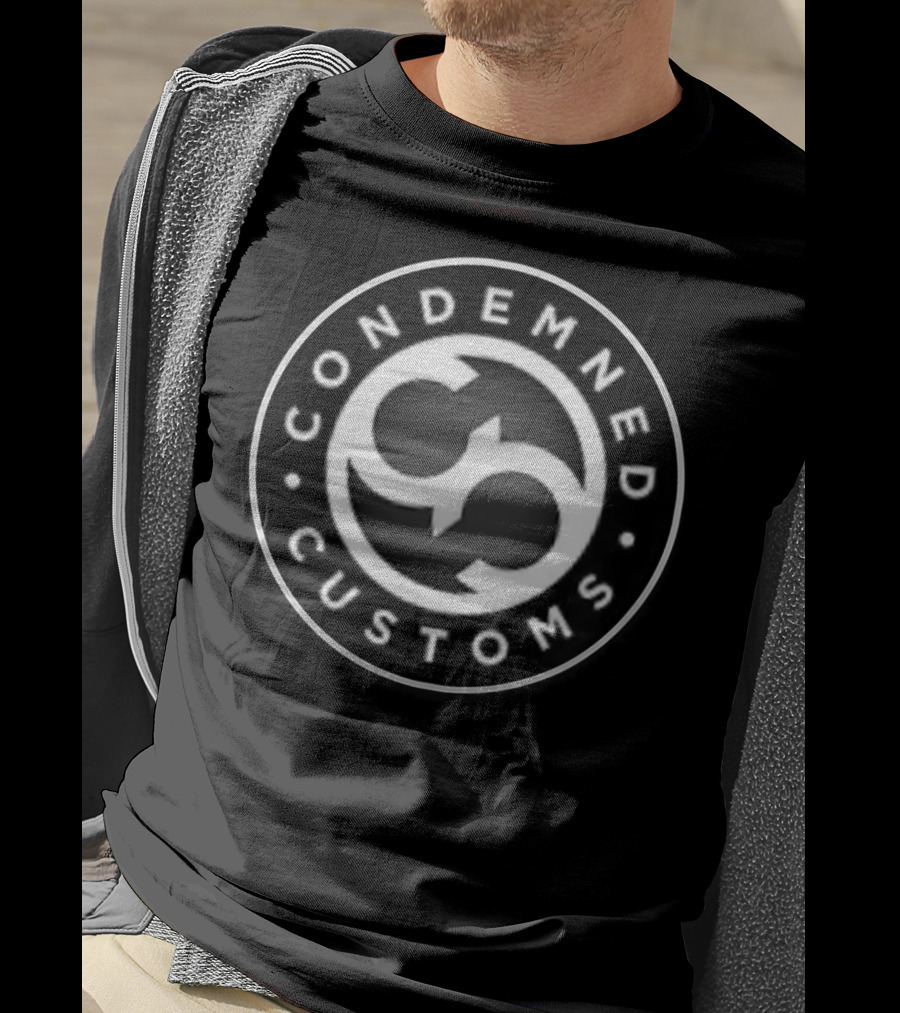 Condemned Customs Circle Logo With Arrows T-Shirt