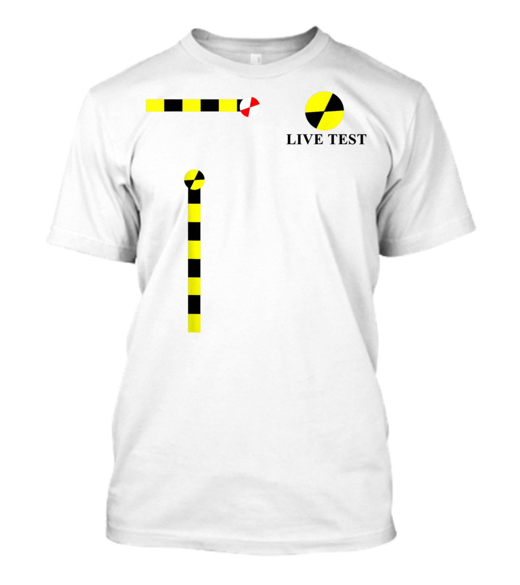 Crash Test Dummy Live Test Cosplay Simple Easy T-Shirt