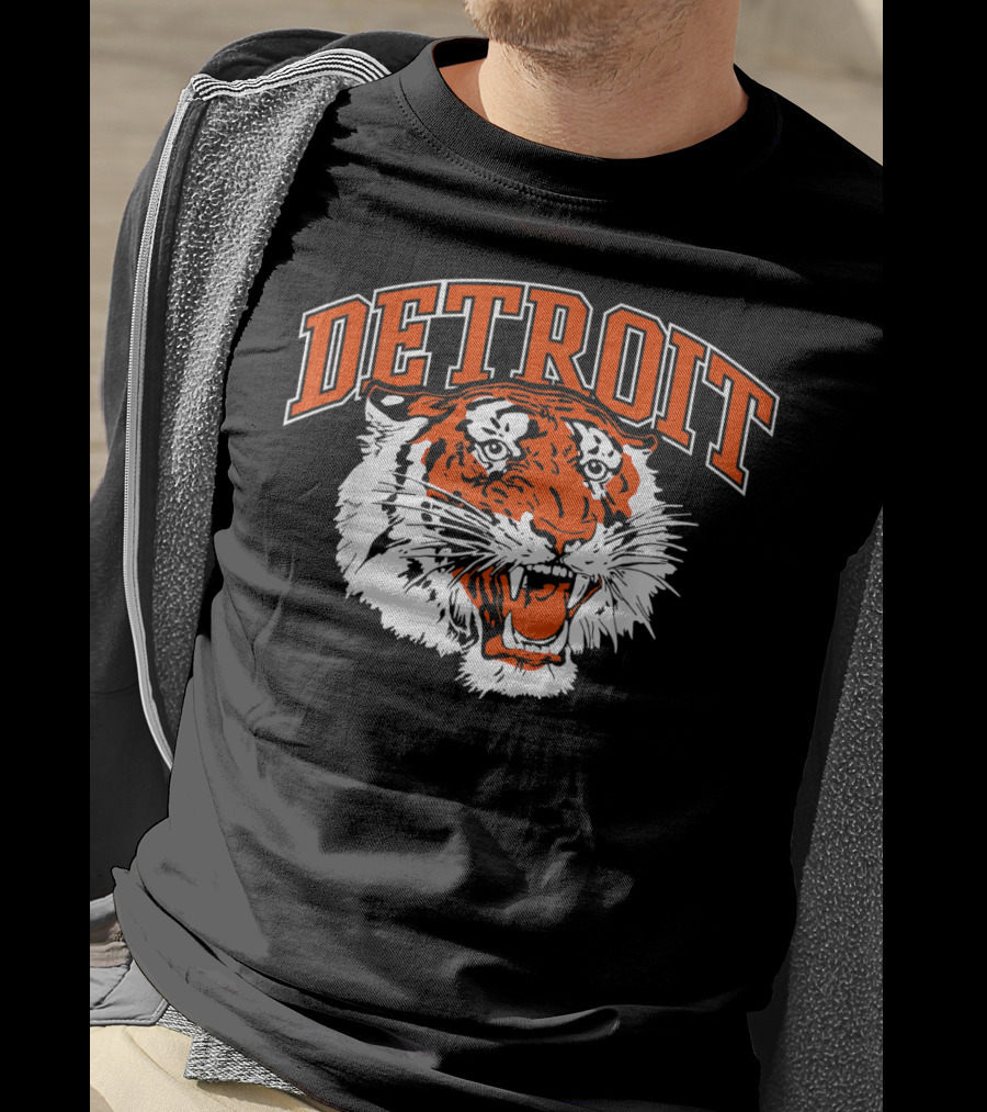 Detroit Bengal Tiger Vintage Baseball Michigan T-Shirt