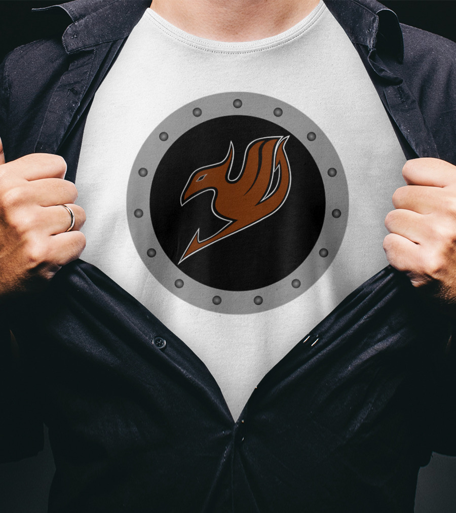 Dragon Tail Fairy Shield Anime Manga Fan Club Phoenix Emblem T-Shirt