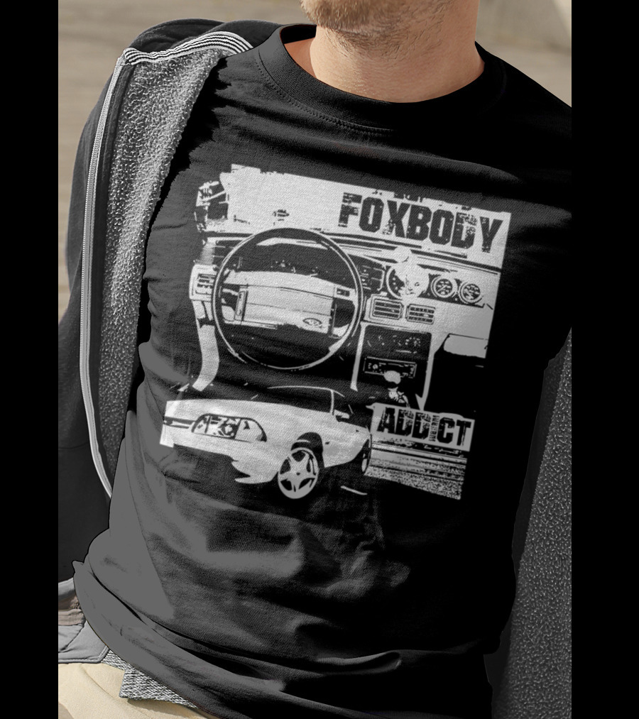 Foxbody Addict Mustang Dashboard T-Shirt