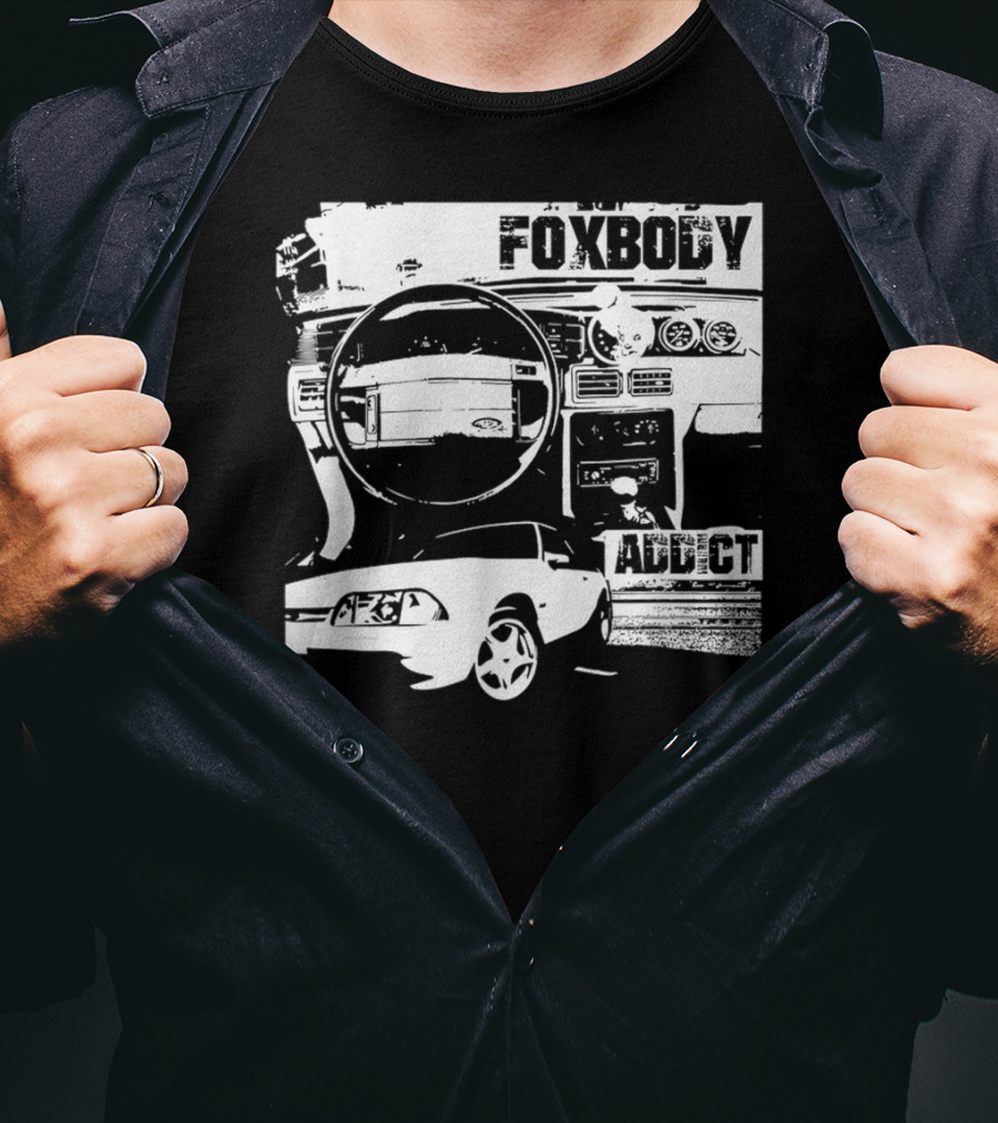 Foxbody Addict Mustang Dashboard T-Shirt