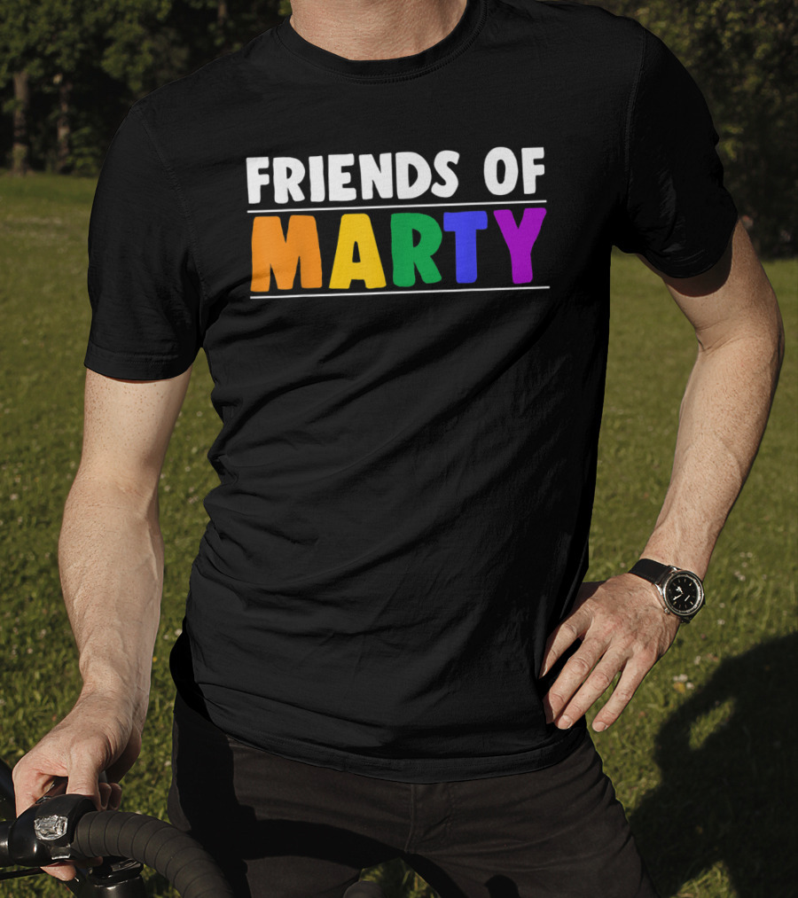 Friends Of Marty Rainbow Color T-Shirt