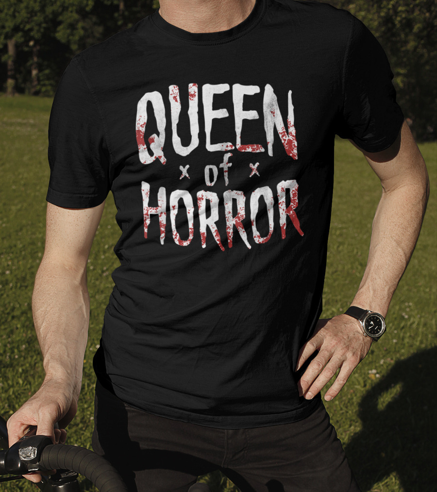 Queen Of Horror Funny Halloween Movie Fan Horror T-Shirt