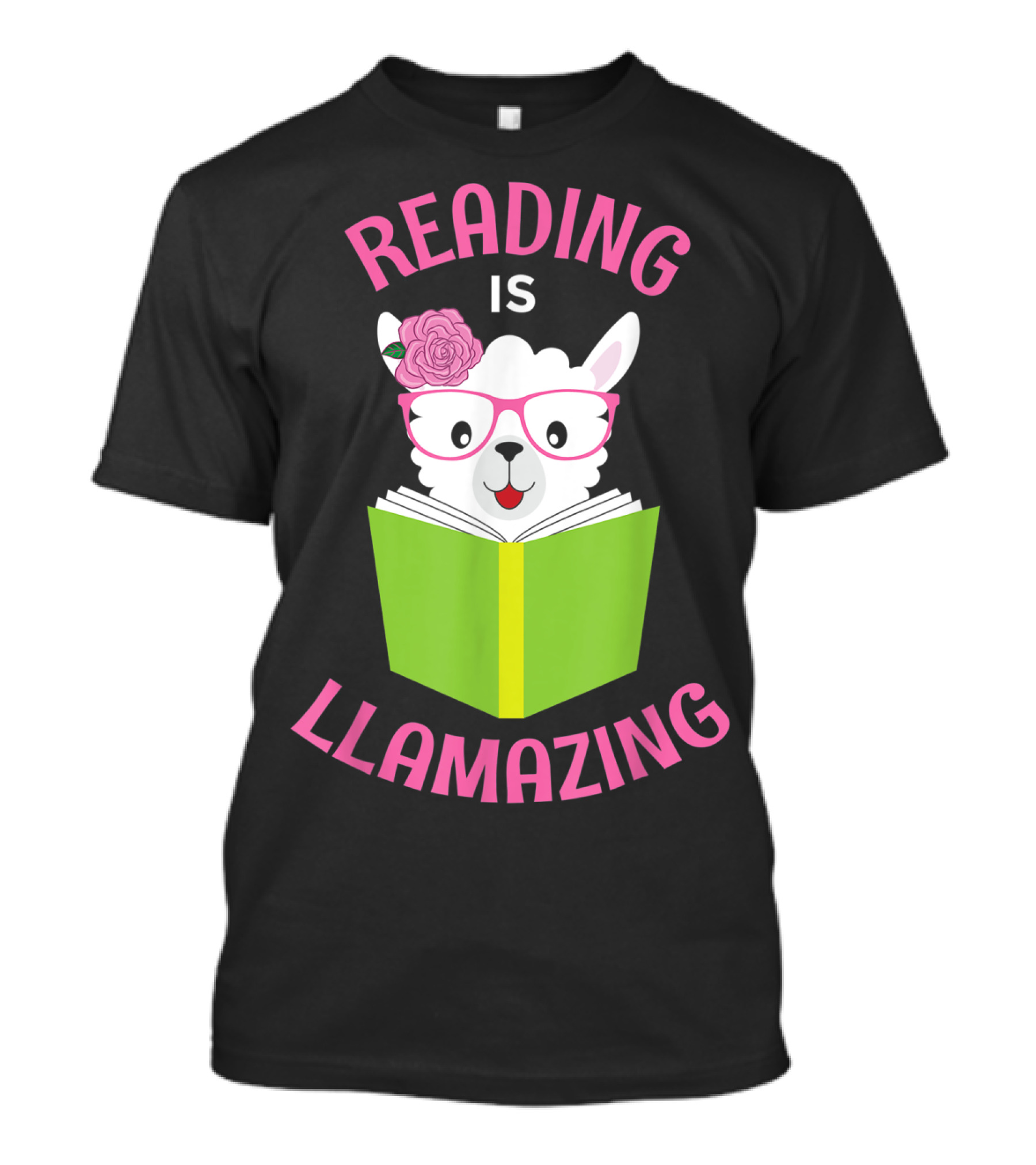 Reading Is Llamazing Funny Llama Librarian Read T-Shirt