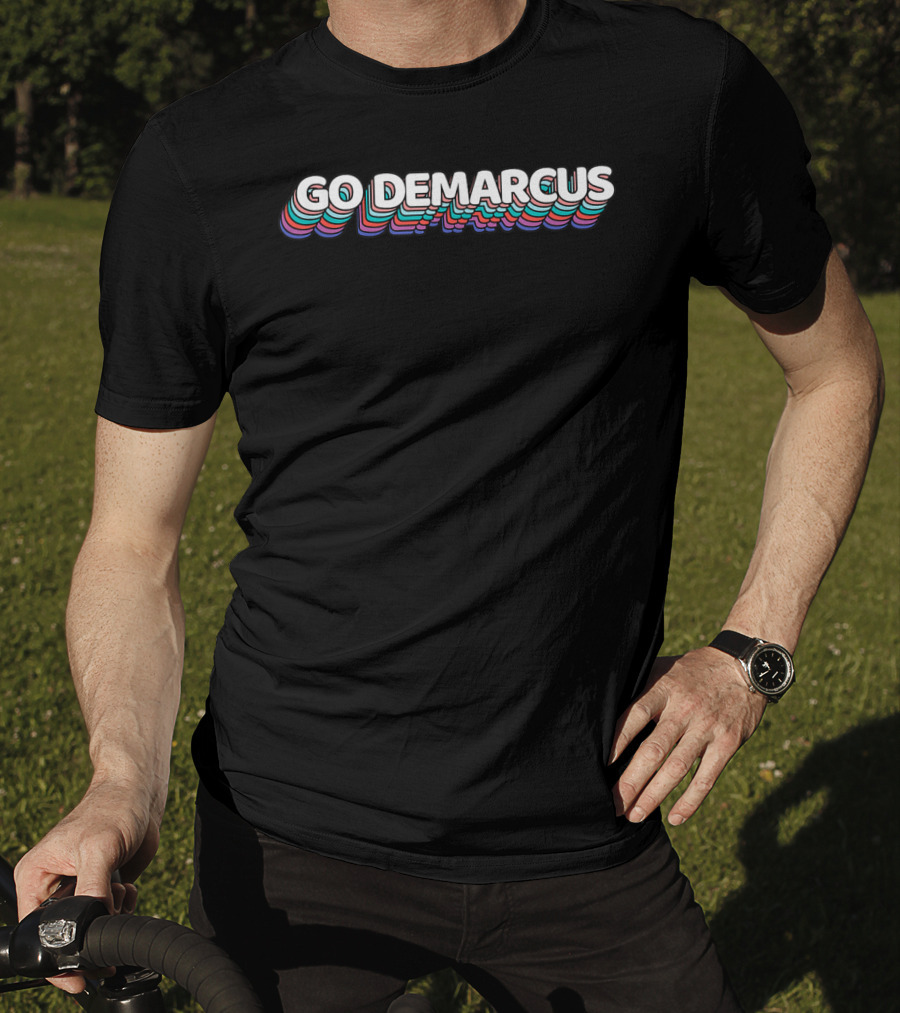 Go Demarcus Funny Pastel Text T-Shirt