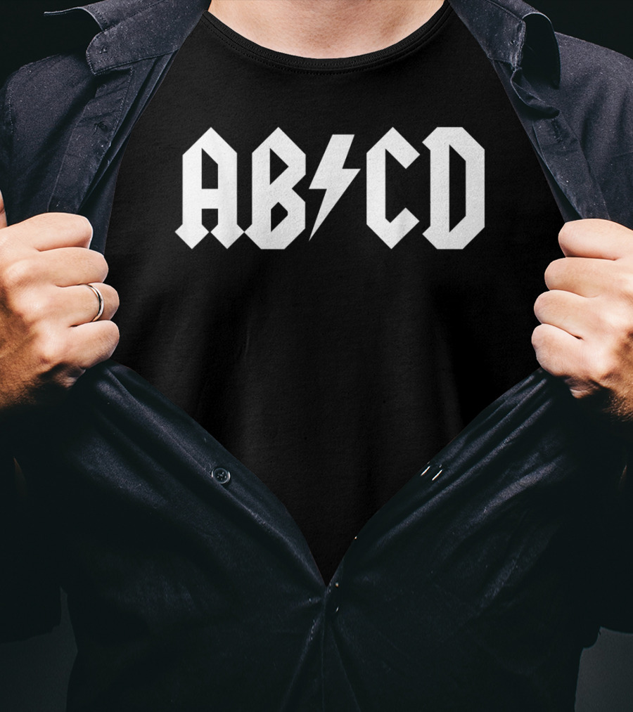 ABCD Boys Girls Teachers Rock Back T-Shirt