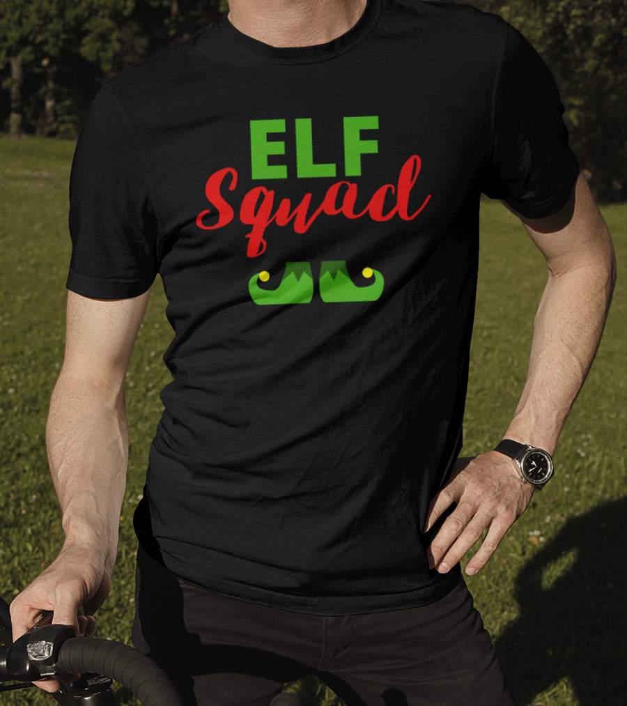 ELF Squad Cute Christmas Elf Squad Menwomen T-Shirt