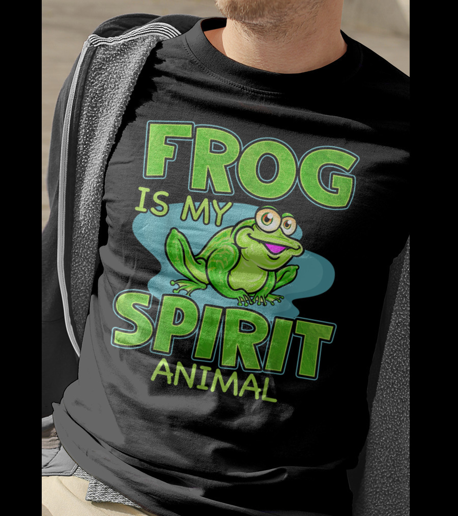 Frog Is My Spirit Animal Amphibian Lover T-Shirt
