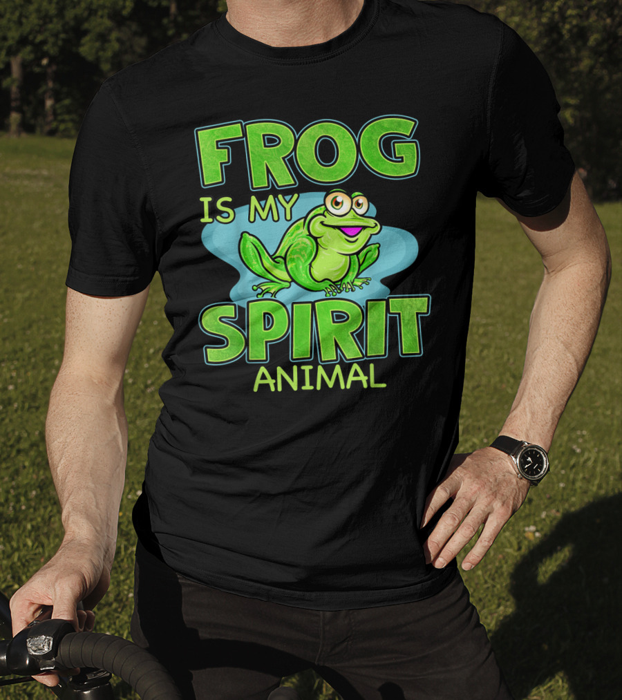 Frog Is My Spirit Animal Amphibian Lover T-Shirt