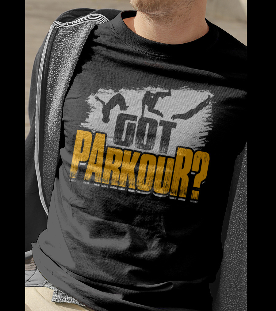 Got Parkour Adrenaline Junkie Training Silhouette Moves T-Shirt