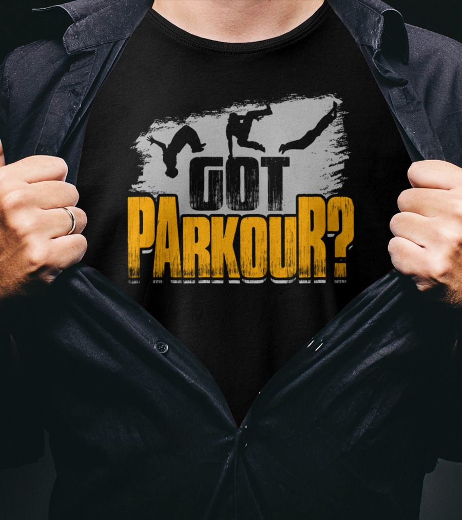 Got Parkour Adrenaline Junkie Training Silhouette Moves T-Shirt