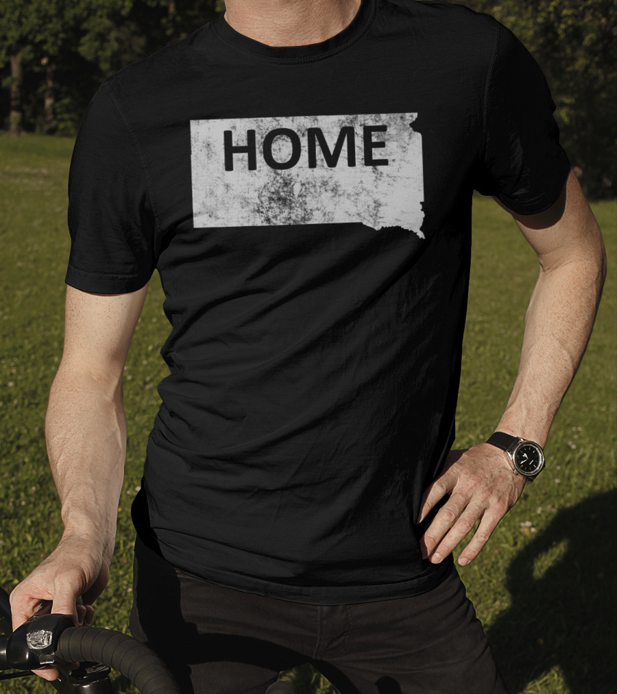HOME South Dakota Map T-Shirt
