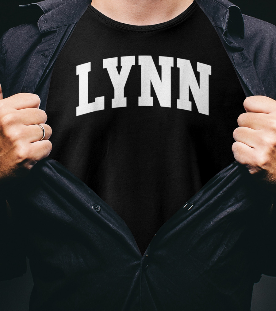 Lynn Vintage Sports Team Arch Retro T-Shirt
