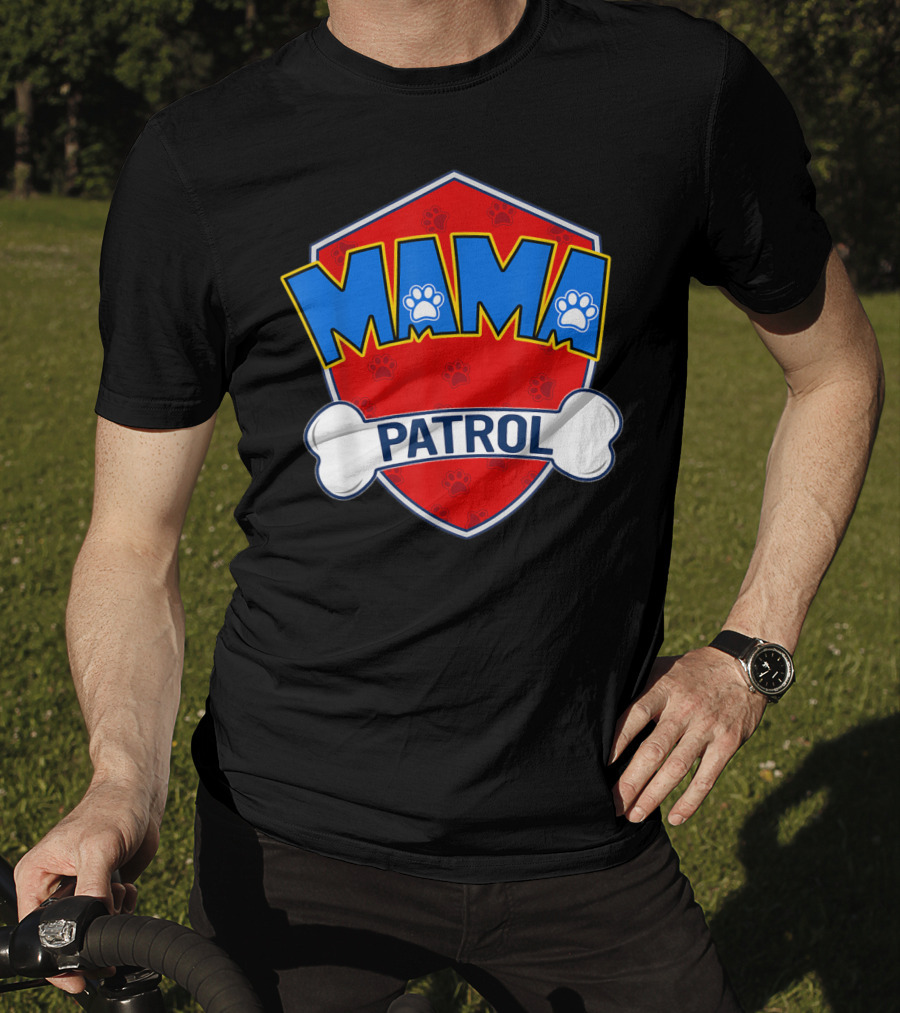 Mama Patrol Paw Badge T-Shirt
