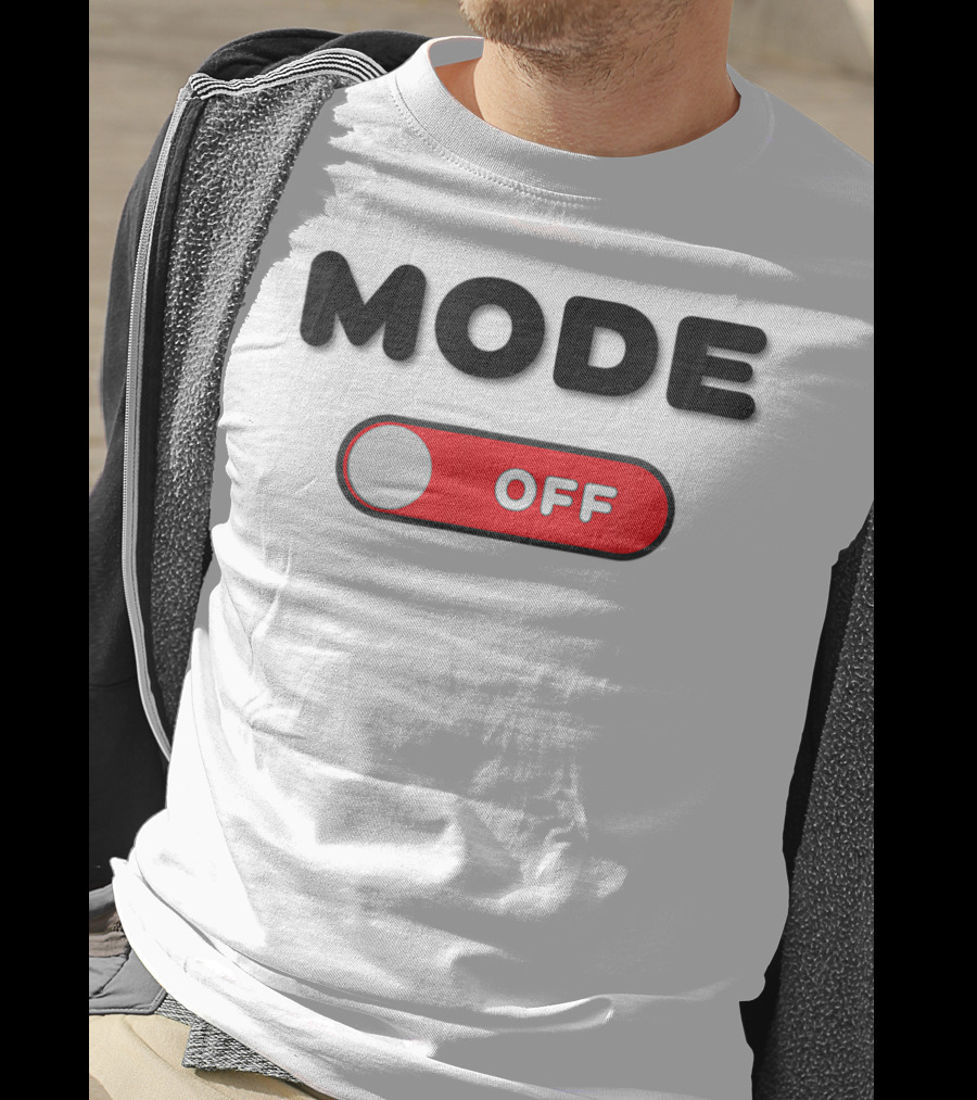 MODE OFF Red Toggle Switch T-Shirt