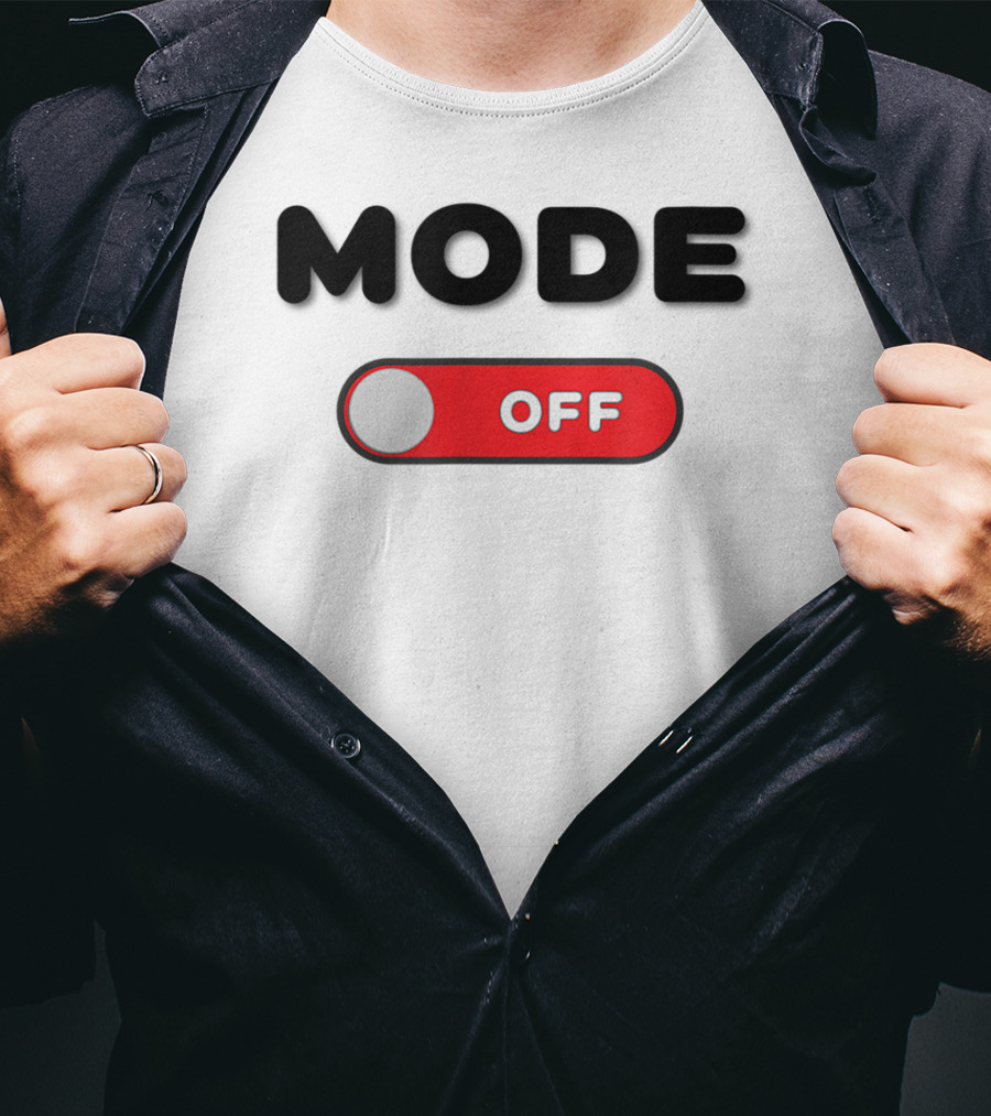 MODE OFF Red Toggle Switch T-Shirt
