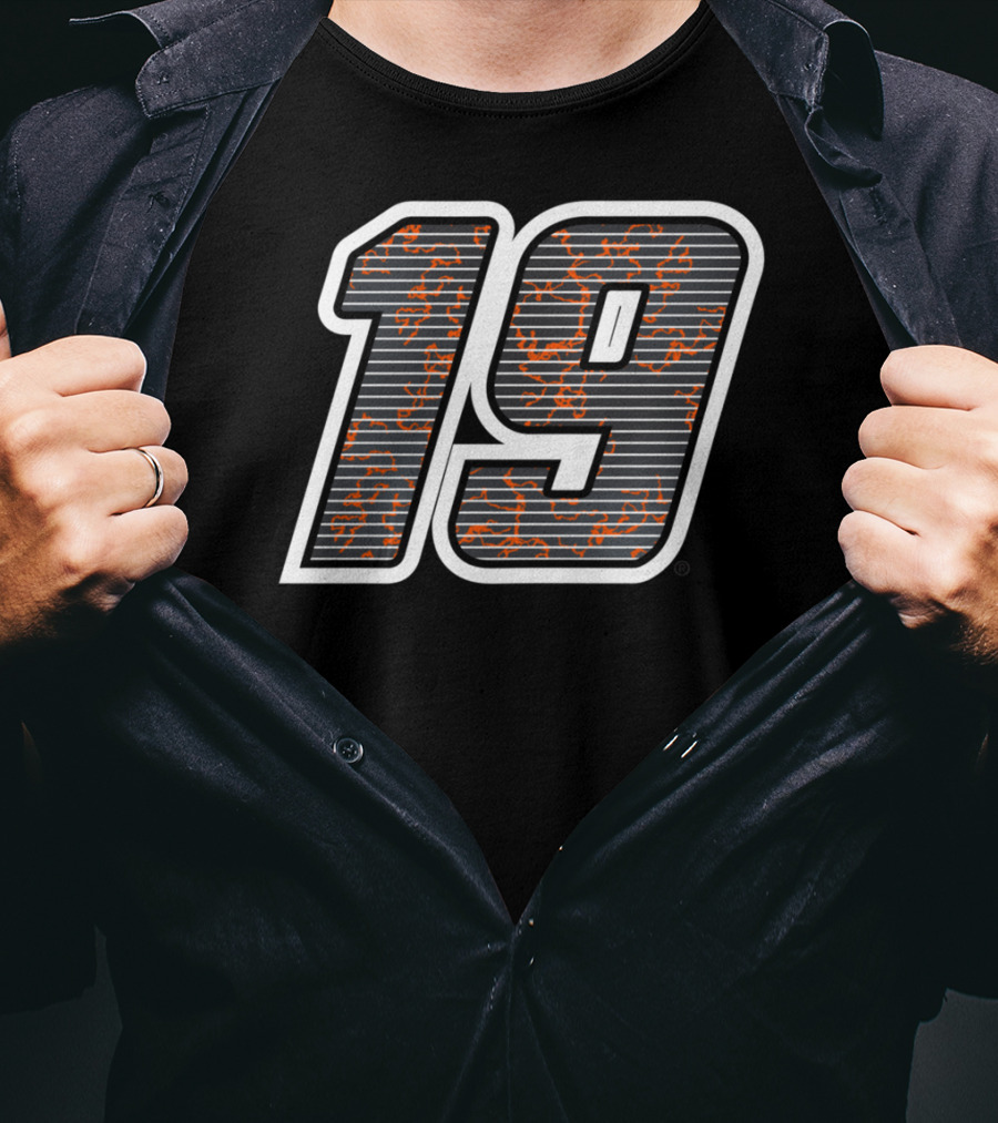 Nascar Martin Truex Jr Joe Gibbs Racing Number 19 Marble T-Shirt