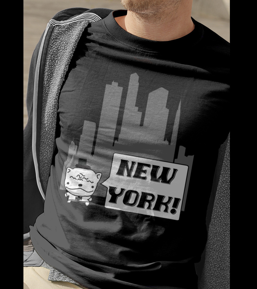 New York Potato Cat Comics Uncle Larry's Cooking Show T-Shirt