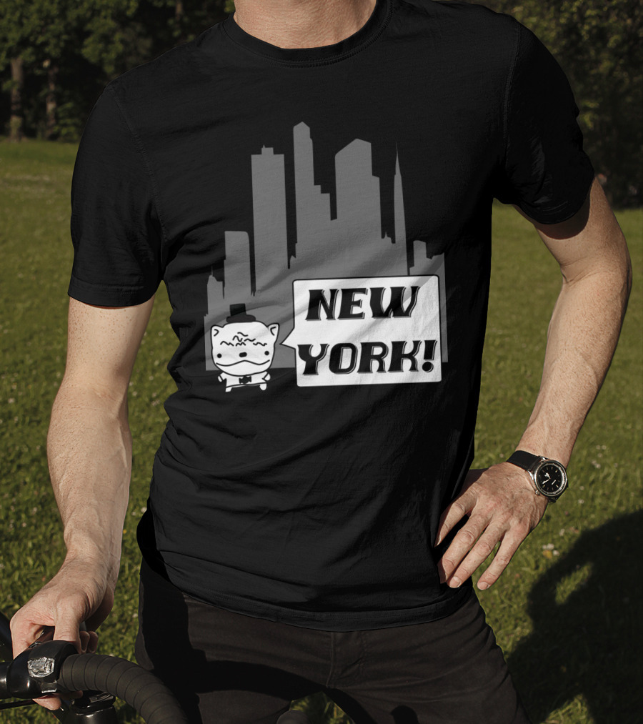 New York Potato Cat Comics Uncle Larry's Cooking Show T-Shirt
