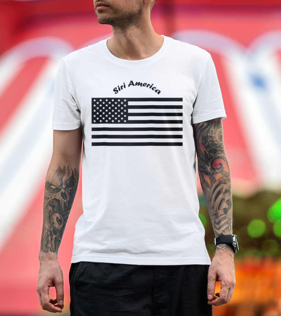 Siri America American Flag T-Shirt