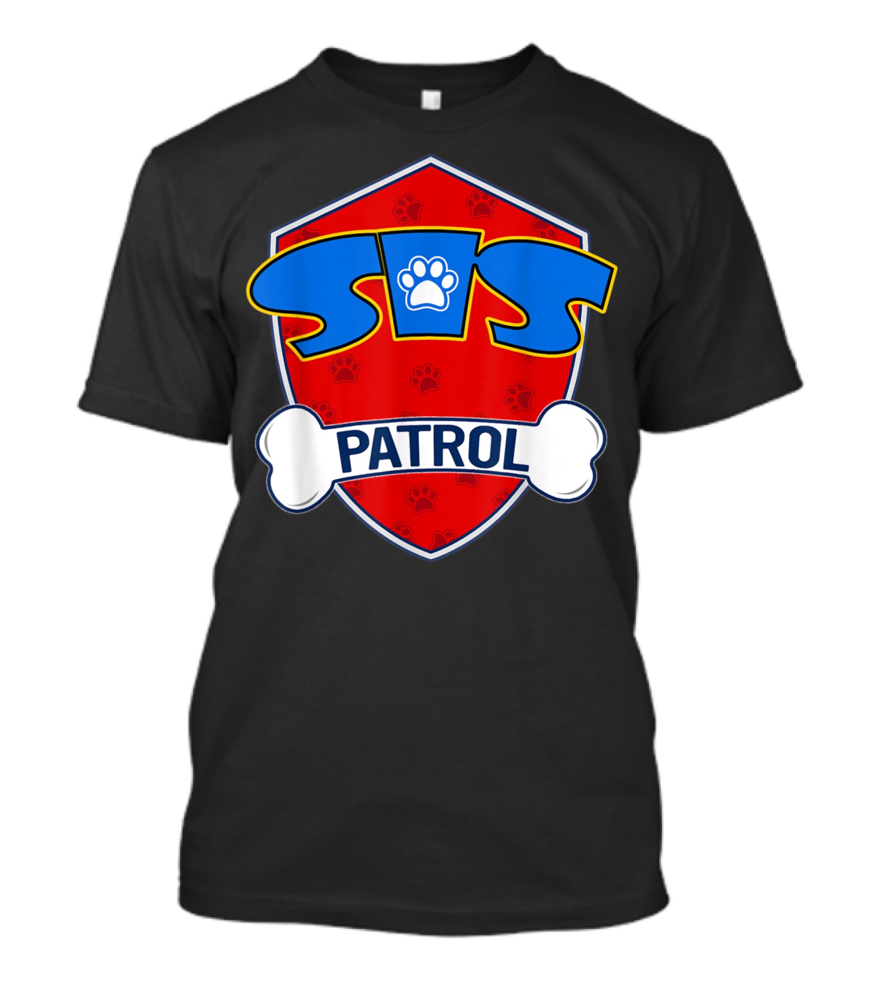 Sis Patrol Paw Shield Sister Dog T-Shirt