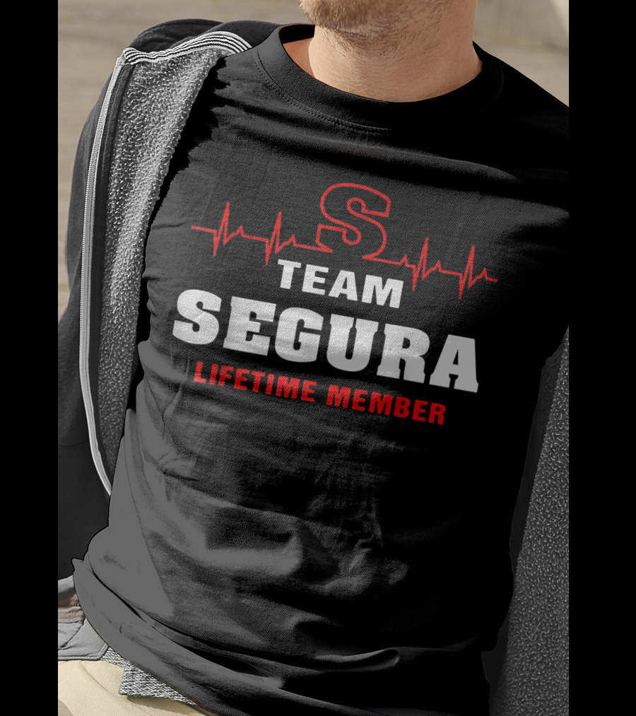 Team Segura Lifetime Member S Surname Segura T-Shirt