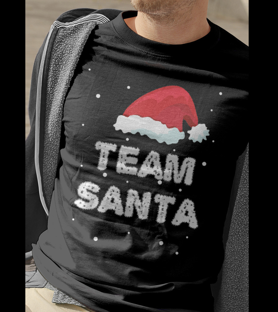 Team Santa Xmas Hat For Family Christmas T-Shirt