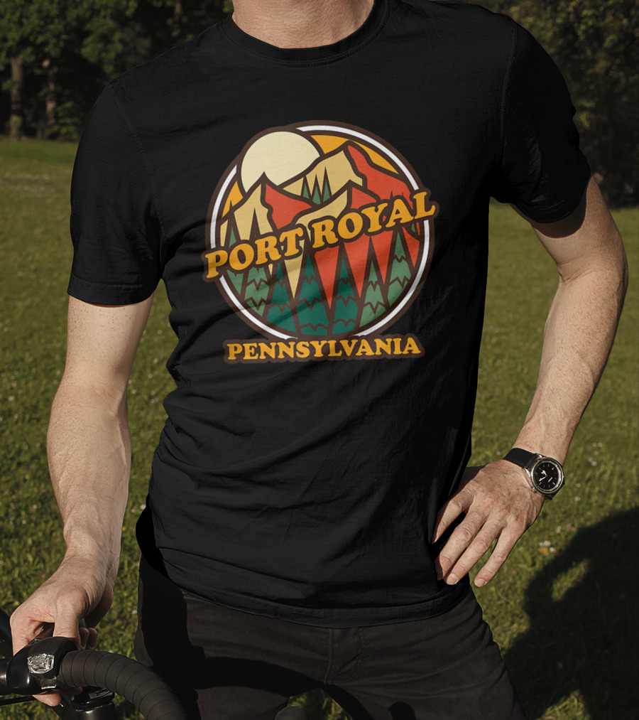 Port Royal Pennsylvania Vintage Mountain Scene T-Shirt