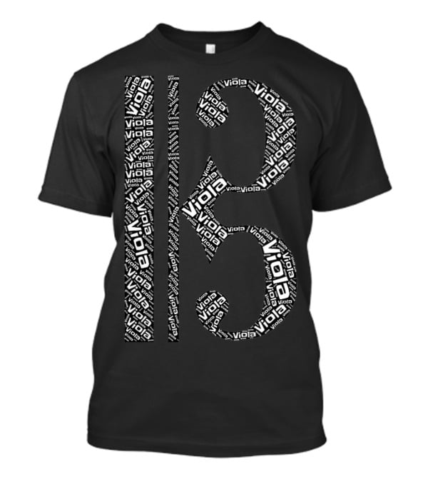 Alto Clef Viola Word T-Shirt