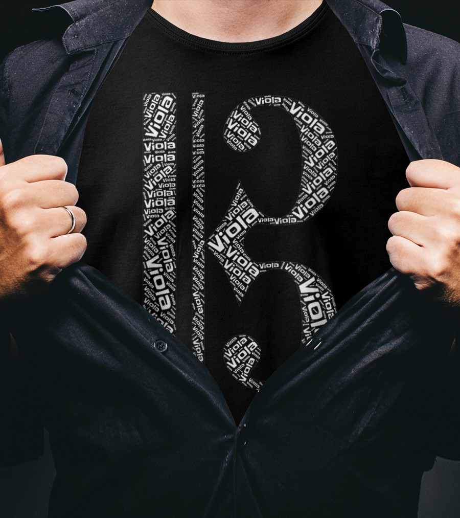 Alto Clef Viola Word T-Shirt