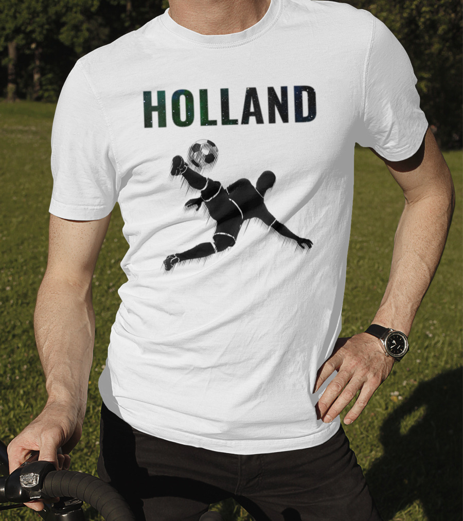Holland Soccer Bicycle Kick Netherlands Oranje T-Shirt