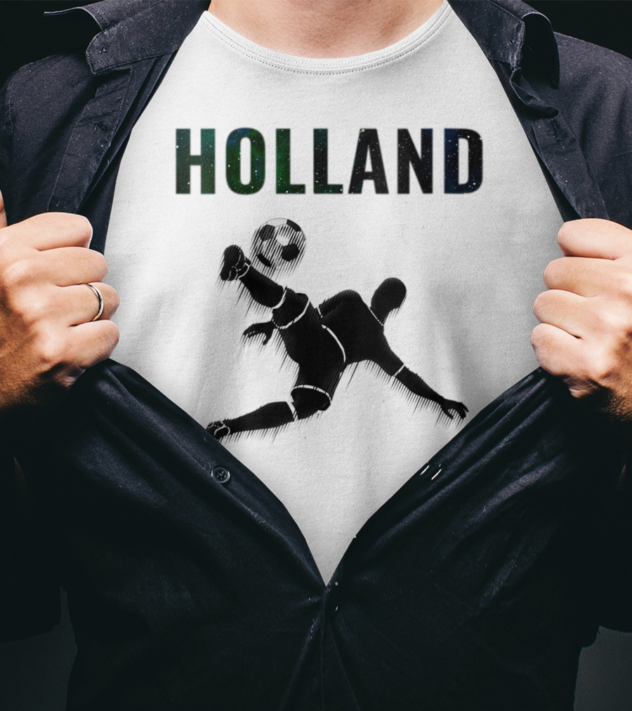 Holland Soccer Bicycle Kick Netherlands Oranje T-Shirt