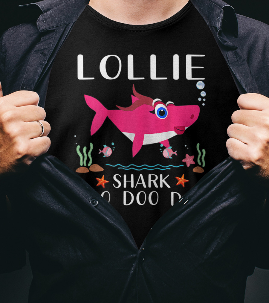 Lollie Shark Doo Doo Doo Grandma T-Shirt