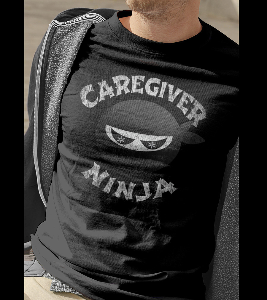 Caregiver Ninja Multitasking Nurse Team T-Shirt