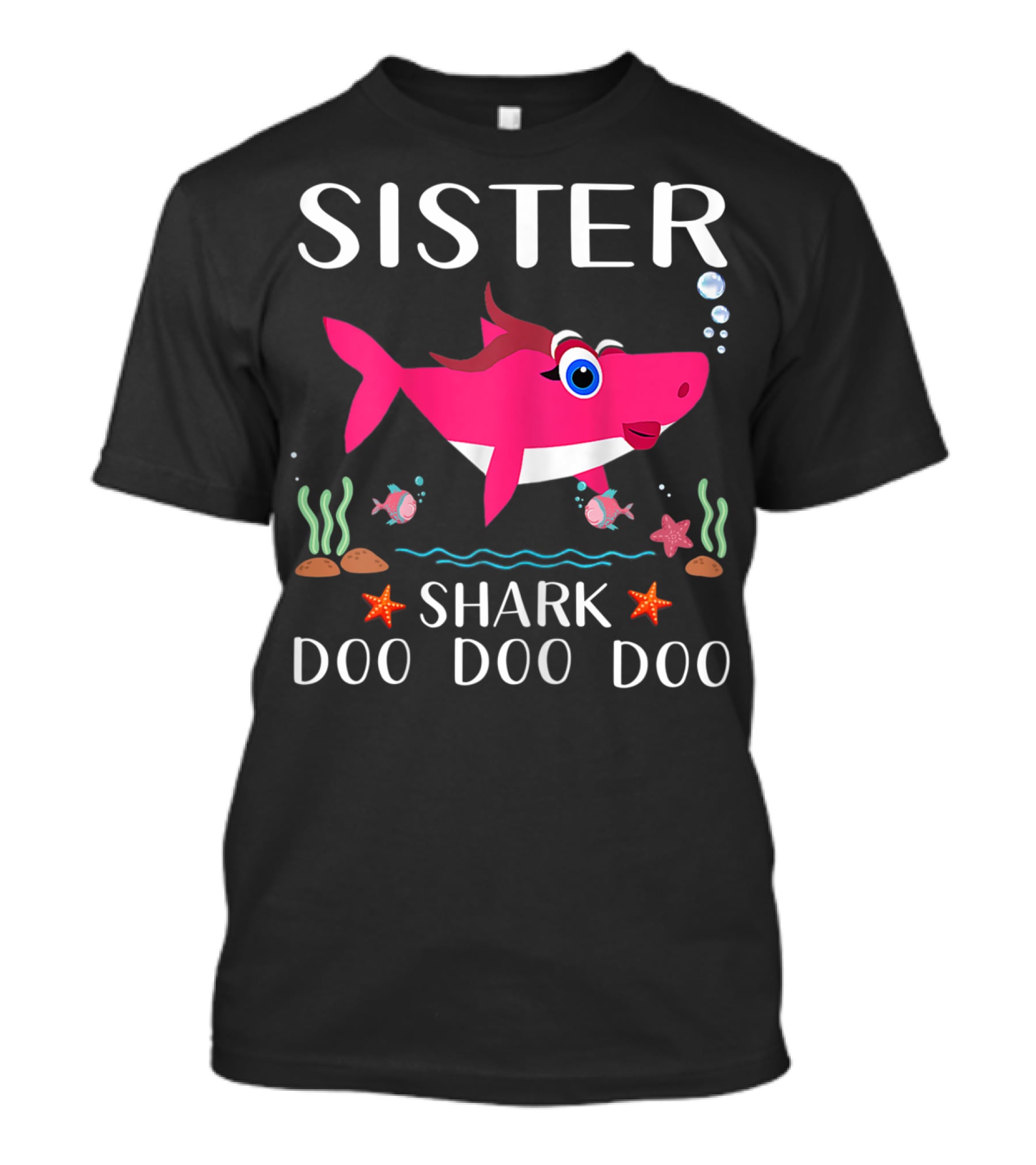 Sister Shark Doo Doo Doo Ocean T-Shirt