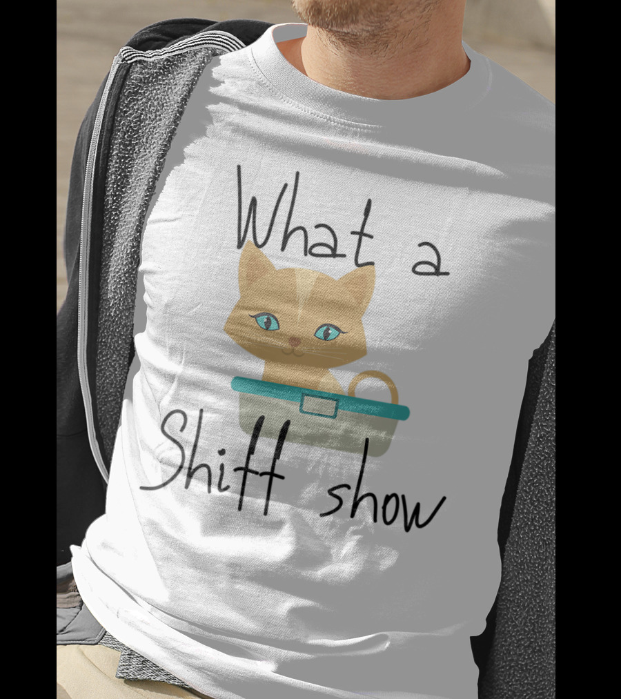 What A Schiff Show Cat In Litter Box T-Shirt