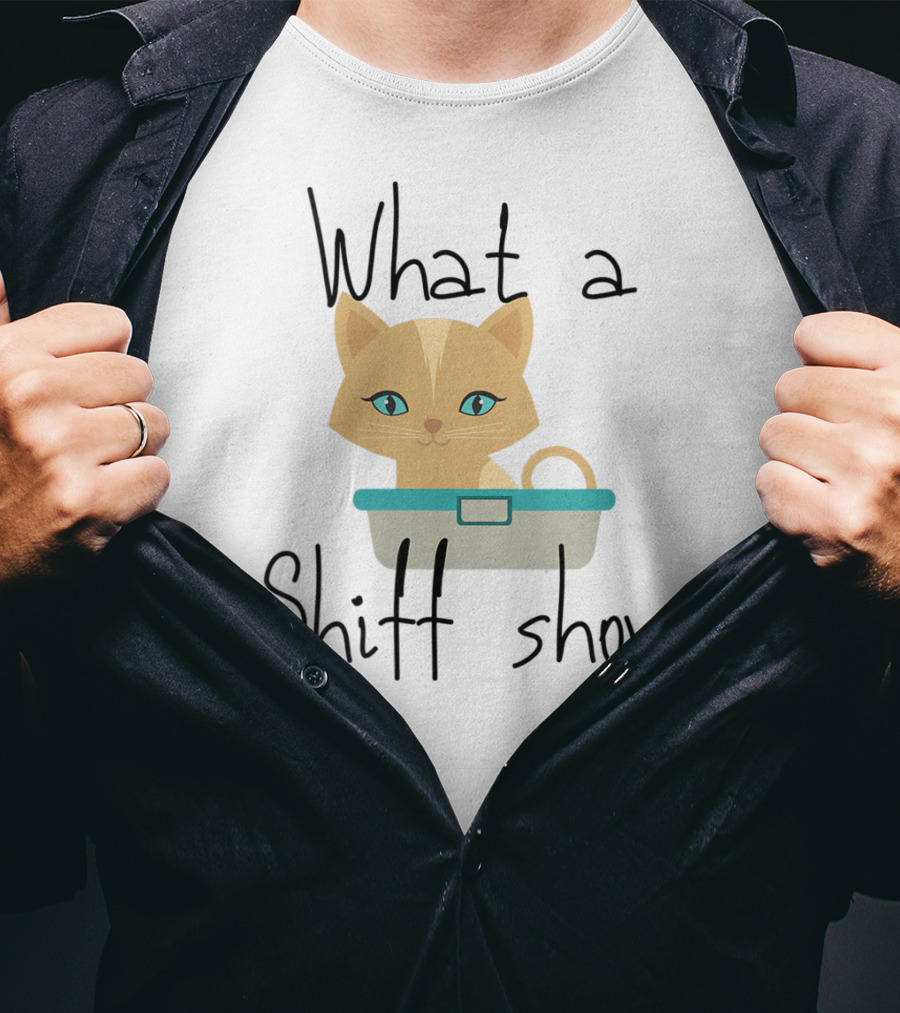 What A Schiff Show Cat In Litter Box T-Shirt