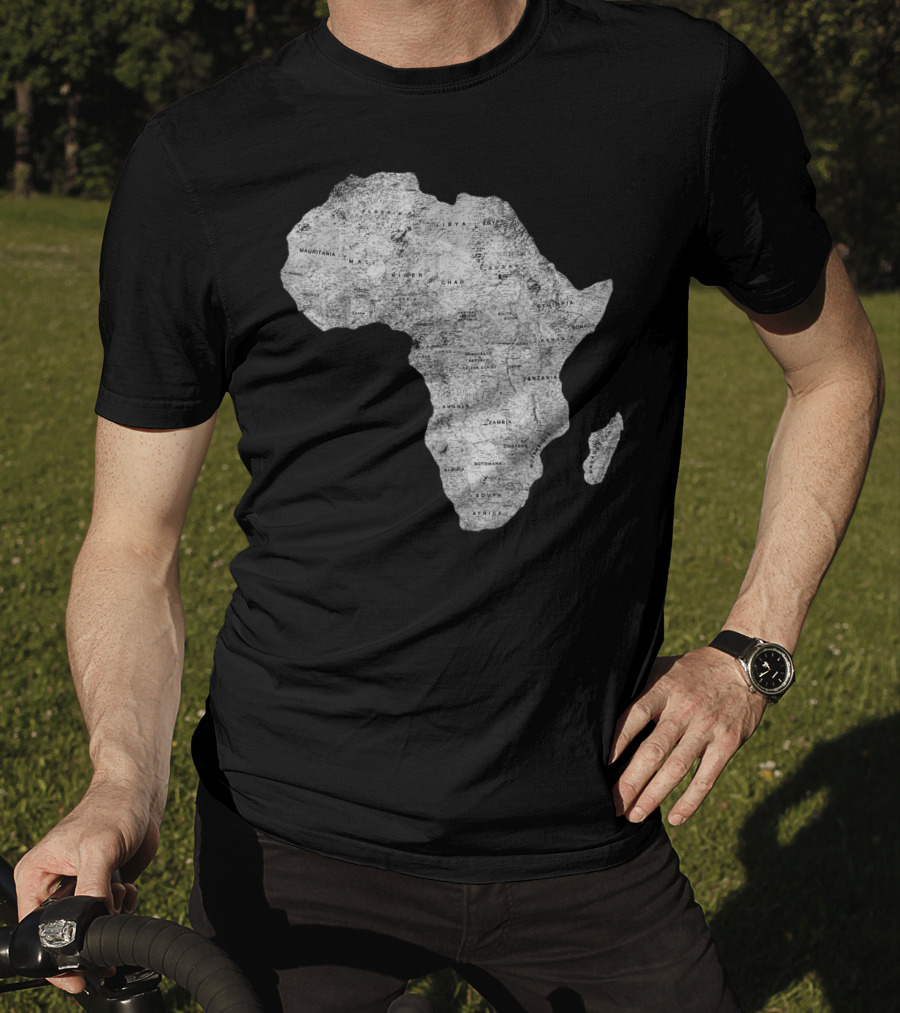 Africa Map African Black Pride Continent Nations T-Shirt