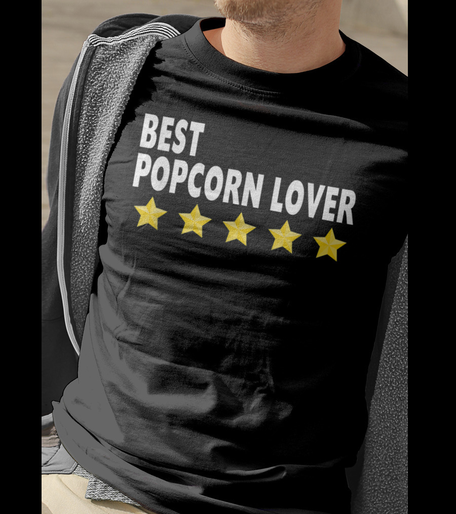 Best Popcorn Lover Five Star Men Kids T-Shirt