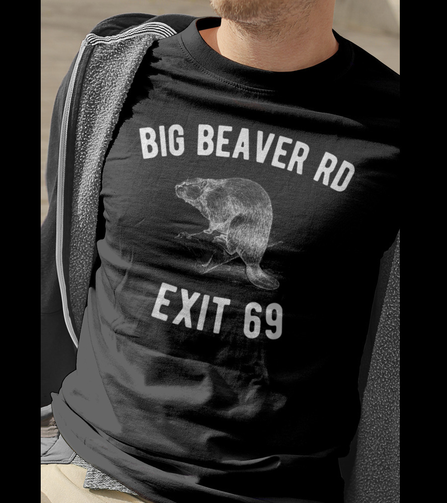 Big Beaver Rd Exit 69 Detroit T-Shirt