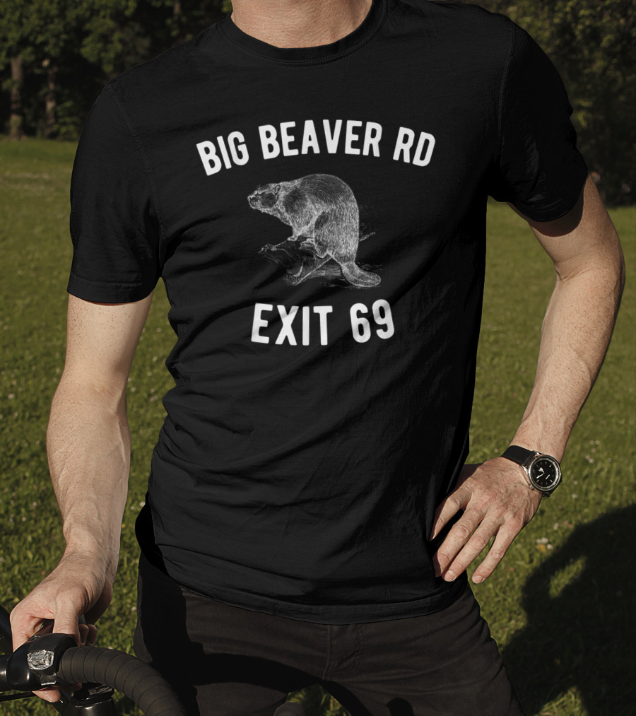 Big Beaver Rd Exit 69 Detroit T-Shirt